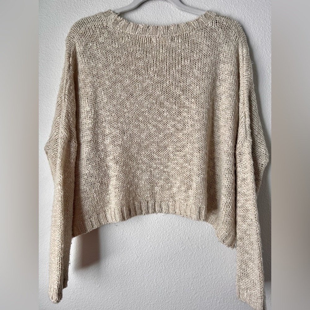 Cotton Candy Cream Knit Sweater - Picture 6 of 8